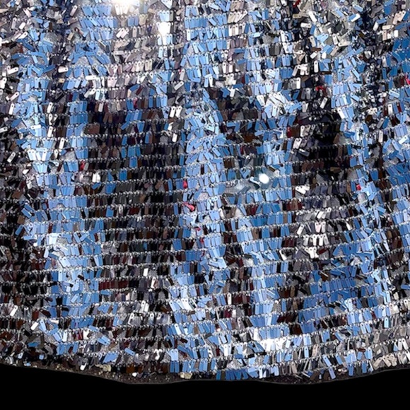 🔴 🇪🇸 SPAIN VINTAGE SEQUINED SKIRT - Picture 2 of 9